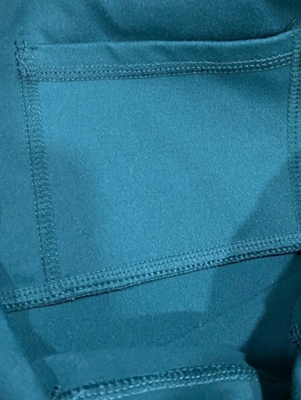 Fabletics Powerhold Teal Leggings with Yellow Detailing - Picture 11 of 12